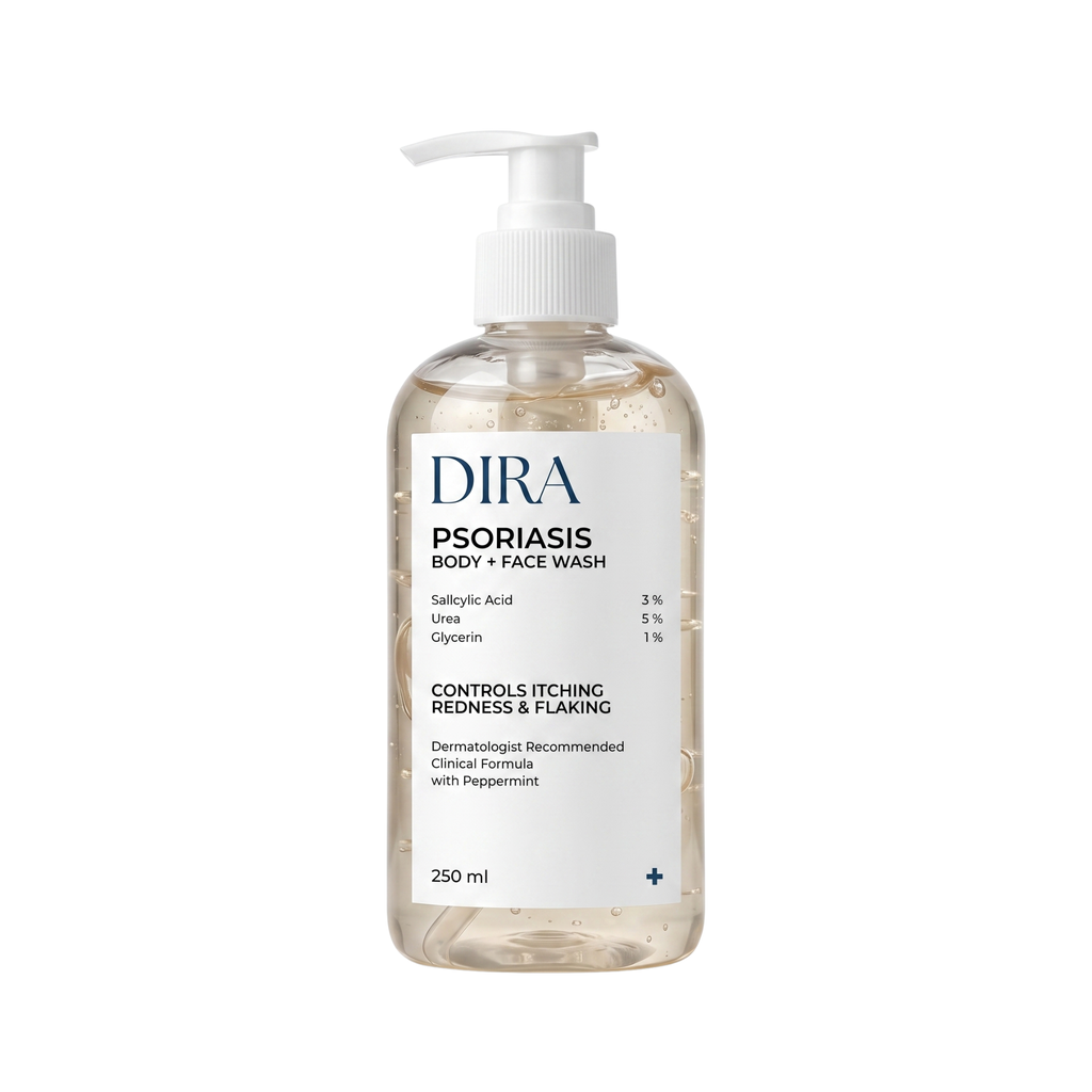 Psoriasis Body + Face Wash (250 ml) – Clinical Relief for Itching, Redness & Flaking